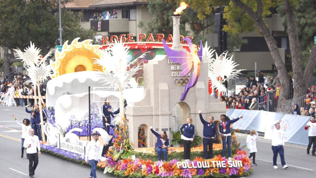 Los Angeles 2024 promote Olympic and Paralympic bid at Rose Parade and Rose Bowl Game